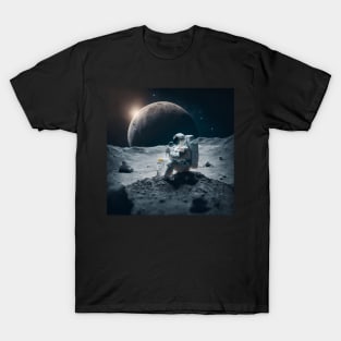 Content Creator on the Moon T-Shirt